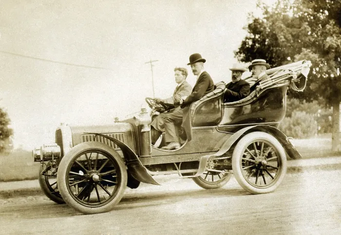 Framed Print : Cars. Russian delegates to the peace conference at the end of the Russo-Japanese War in a an automobile, Portsmouth, N.H. Photo by Nathan Lazanick, 1905 Framed Print : Cars. Russian delegates to the peace conference at the end of the Russo-Japanese War in a an automobile, Portsmouth, N.H. Photo by Nathan Lazanick, 1905