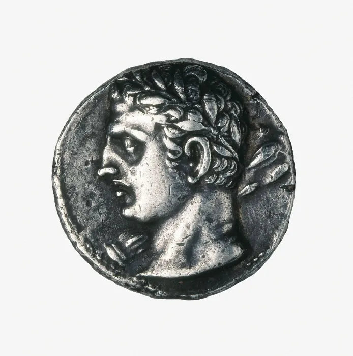 Framed Print : Carthaginian coin. Minted in Spain between 237-206 BC. Coin. AISA / Everett Collection**US SALES ONLY**