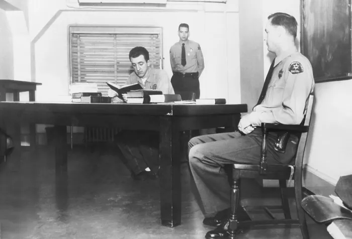 Framed Print : Caryl Chessman, avoided the gas chamber for nine years after his 1948 conviction and sentencing