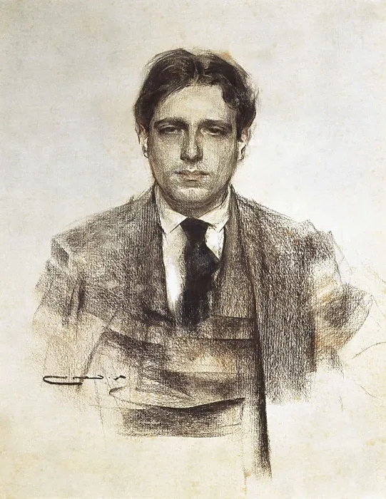 Framed Print : CASAS i CARBO, Ramn (1866-1932). Portrait of Eugeni d'Ors. 1899 - 1905. Modernism. Drawing. SPAIN. Barcelona. National Art Museum of Catalonia Framed Print : CASAS i CARBO, Ramn (1866-1932). Portrait of Eugeni d'Ors. 1899 - 1905. Modernism. Drawing. SPAIN. Barcelona. National Art Museum of Catalonia
