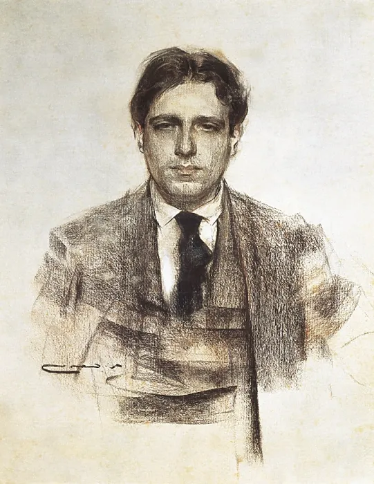 Framed Print : CASAS i CARBO, Ramon (1866-1932). Portrait of Eugeni d'Ors. 1899 - 1905. Modernism. Drawing. SPAIN. Barcelona. National Art Museum of Catalonia. - P Framed Print : CASAS i CARBO, Ramon (1866-1932). Portrait of Eugeni d'Ors. 1899 - 1905. Modernism. Drawing. SPAIN. Barcelona. National Art Museum of Catalonia. - P