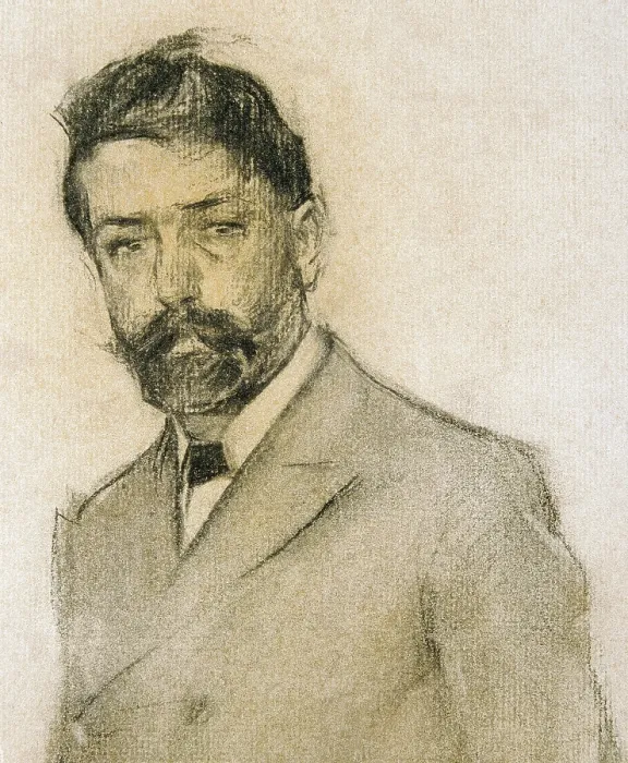 Framed Print : CASAS i CARBO, Ramon (1866-1932). Portrait of Lluis Graner. 1899 - 1905. Detail. Modernism. Drawing. SPAIN. Barcelona. National Art Museum of Catalonia. - J Framed Print : CASAS i CARBO, Ramon (1866-1932). Portrait of Lluis Graner. 1899 - 1905. Detail. Modernism. Drawing. SPAIN. Barcelona. National Art Museum of Catalonia. - J