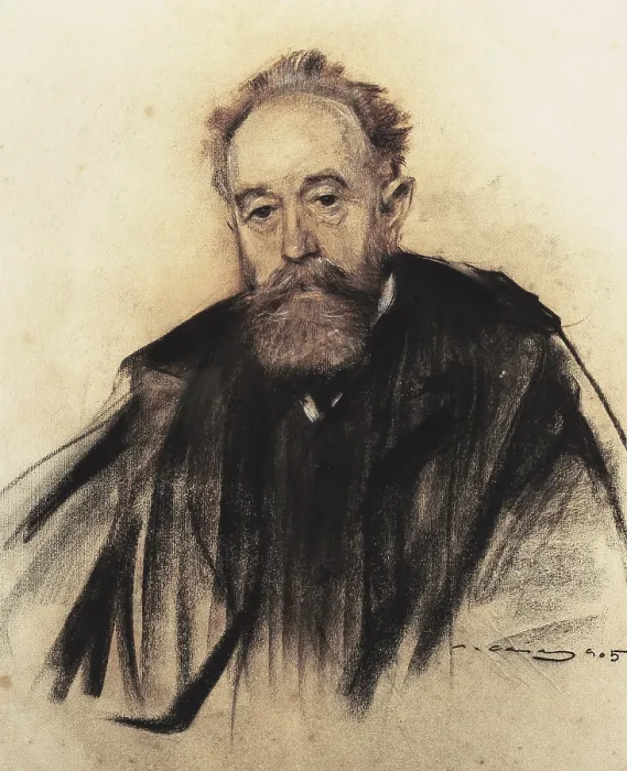 Framed Print : CASAS i CARBO, Ramon (1866-1932). Portrait of Aureliano de Beruete. 1905. Modernism. Drawing. SPAIN. Barcelona. National Art Museum of Catalonia Framed Print : CASAS i CARBO, Ramon (1866-1932). Portrait of Aureliano de Beruete. 1905. Modernism. Drawing. SPAIN. Barcelona. National Art Museum of Catalonia