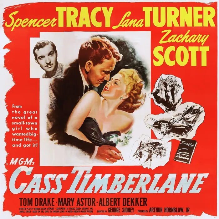 Framed Print : CASS TIMBERLANE, US poster, from left: Zachary Scott, Spencer Tracy, Lana Turner, 1947 Framed Print : CASS TIMBERLANE, US poster, from left: Zachary Scott, Spencer Tracy, Lana Turner, 1947