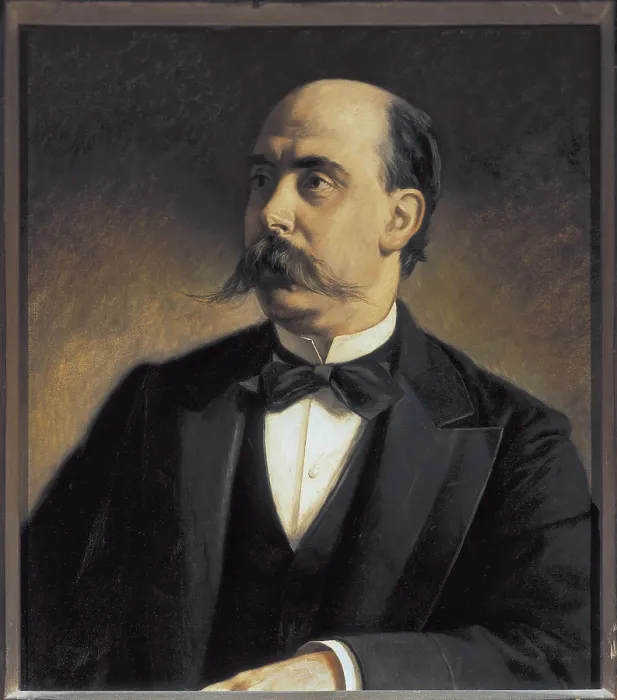 Framed Print : CASTELAREmilio (1832-1899). Spanish republican politician. Oil on canvas. SPAIN. Madrid. Madrid Atheneum. AISA / Everett Collection (15559)**US SALES ONLY**