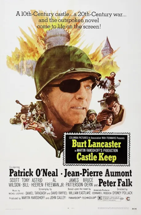 Framed Print : CASTLE KEEP, US poster art, Burt Lancaster, 1969 Framed Print : CASTLE KEEP, US poster art, Burt Lancaster, 1969