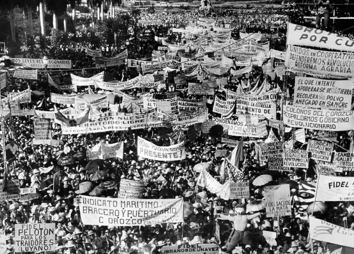 Framed Print : Castro Rally in Havana, Nov. 1959, during the first year of Castro's government. (CSU_ALPHA_1612) CSU Archives / Everett Collection