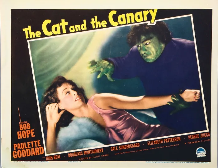 Framed Print : THE CAT AND THE CANARY, Paulette Goddard, 1939