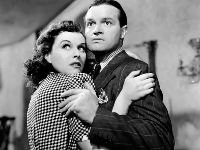 Framed Print : THE CAT AND THE CANARY, Paulette Goddard, Bob Hope, 1939