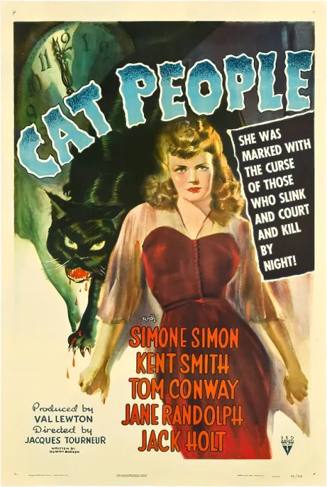 Framed Print : CAT PEOPLE, Simone Simon, 1942