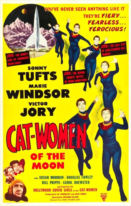 Framed Print : CAT-WOMEN OF THE MOON, US poster, 1953 Framed Print : CAT-WOMEN OF THE MOON, US poster, 1953