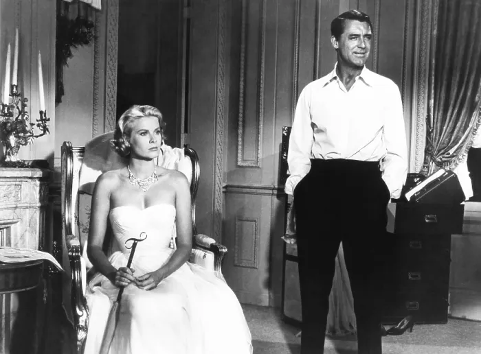 Framed Print : TO CATCH A THIEF, from left: Grace Kelly, Cary Grant, 1955 Framed Print : TO CATCH A THIEF, from left: Grace Kelly, Cary Grant, 1955