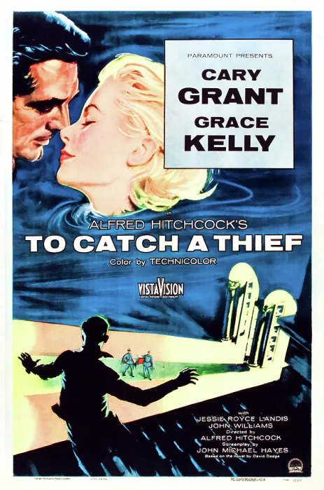 Framed Print : TO CATCH A THIEF, U.S. poster art, from left: Cary Grant, Grace Kelly, 1955 Framed Print : TO CATCH A THIEF, U.S. poster art, from left: Cary Grant, Grace Kelly, 1955