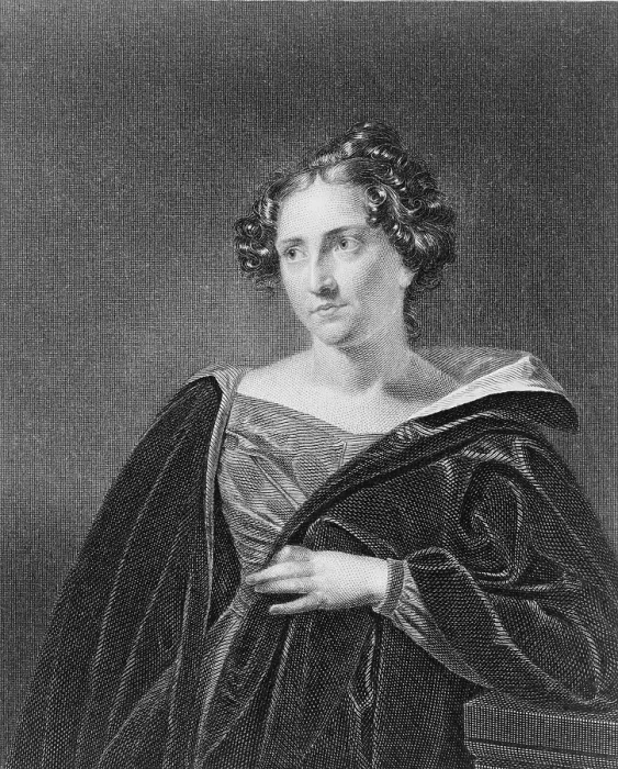 Framed Print : Catharine Maria Sedgwick (1789-1867) popular American writer of novels set in New England. Her first success was 'A New England Tale, ' published in 1822. Ca. 1832