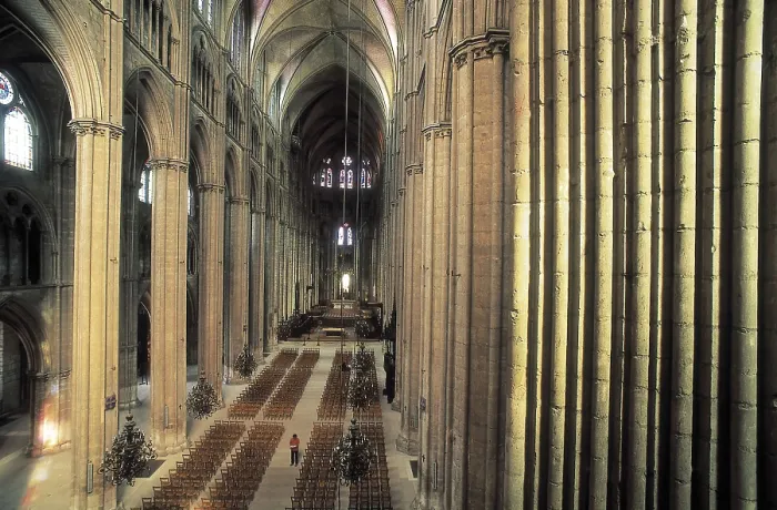Framed Print : Cathedral of Saint-Etienne. FRANCE. CENTRE. CHER. Bourges. View of the central nave from the organ. Gothic art. AISA / Everett Collection**US SALES ONLY** Framed Print : Cathedral of Saint-Etienne. FRANCE. CENTRE. CHER. Bourges. View of the central nave from the organ. Gothic art. AISA / Everett Collection**US SALES ONLY**