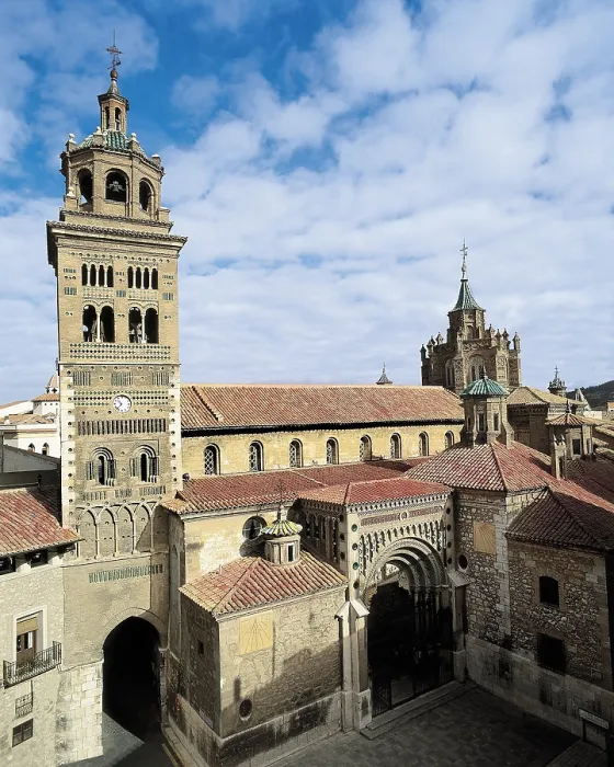 Framed Print : Cathedral of Santa Maria de Mediavilla. SPAIN. ARAGON. Teruel. Cathedral of Santa Maria de Mediavilla. Mudejar art. Architecture. - J