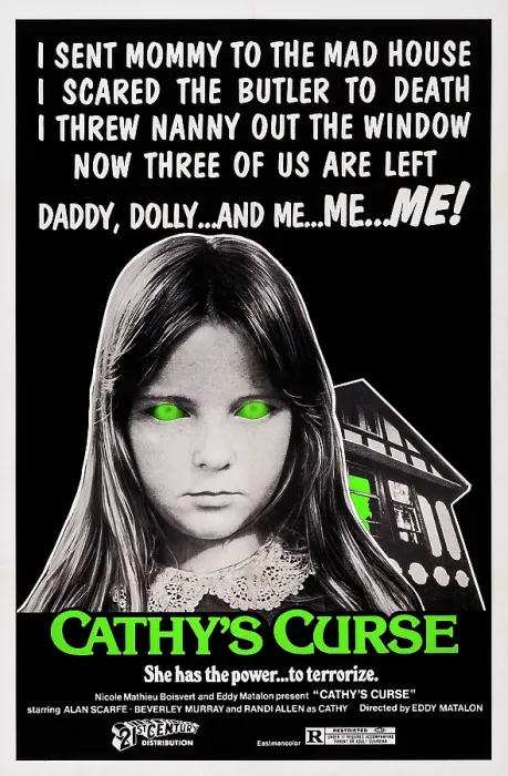 Framed Print : CATHY'S CURSE, (aka CAUCHEMARES, aka UNE SI GENTILLE PETITE FILLE), Randi Allen, 1977 Framed Print : CATHY'S CURSE, (aka CAUCHEMARES, aka UNE SI GENTILLE PETITE FILLE), Randi Allen, 1977