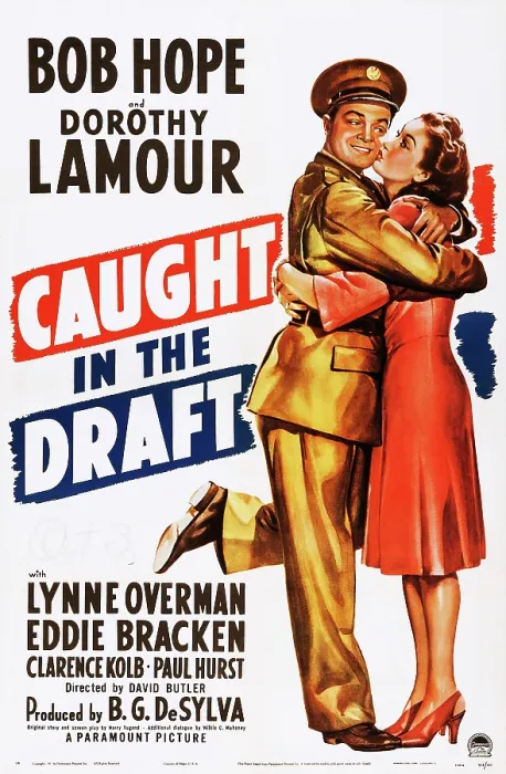 Framed Print : CAUGHT IN THE DRAFT, US poster, from left: Bob Hope, Dorothy Lamour, 1941 Framed Print : CAUGHT IN THE DRAFT, US poster, from left: Bob Hope, Dorothy Lamour, 1941