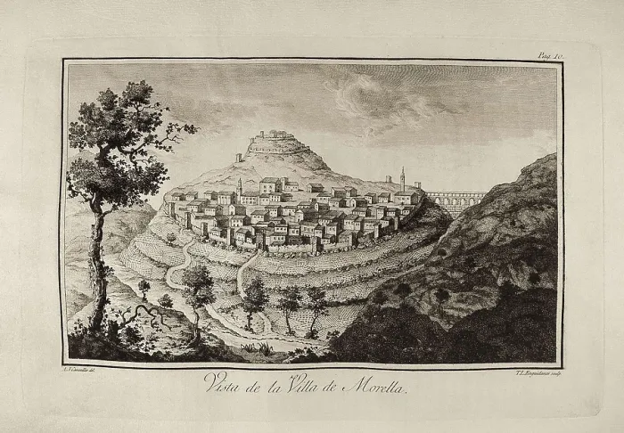 Framed Print : CAVANILLES PALOP, Antonio Jos (1745-1804). View of the village of Morella Framed Print : CAVANILLES PALOP, Antonio Jos (1745-1804). View of the village of Morella