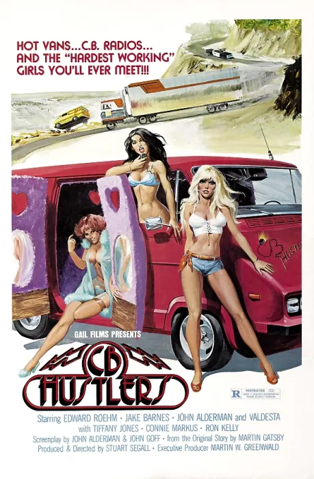Framed Print : C.B. HUSTLERS, Valdesta, Uschi Digard, Tiffany Jones, 1978