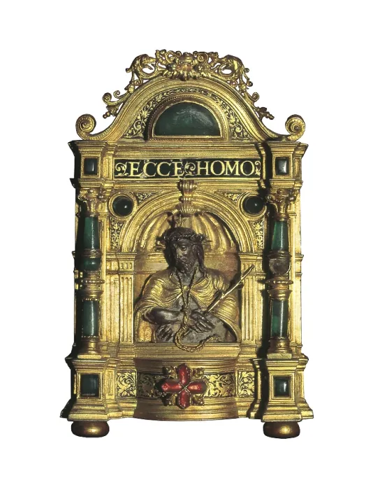 Framed Print : CELLINIBenvenuto (1500-1571). Pax. SPAIN. Albarracn. Cathedral. Renaissance art. Jewelry. AISA / Everett Collection (17185)**US SALES ONLY**