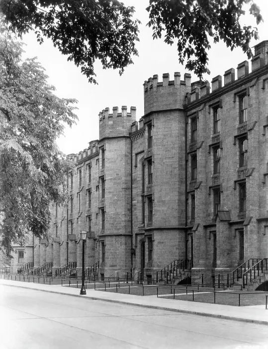Framed Print : The central barracks of the United States Military Academy at West Point, 1941.. Courtesy: CSU Archives  /  Everett Collection