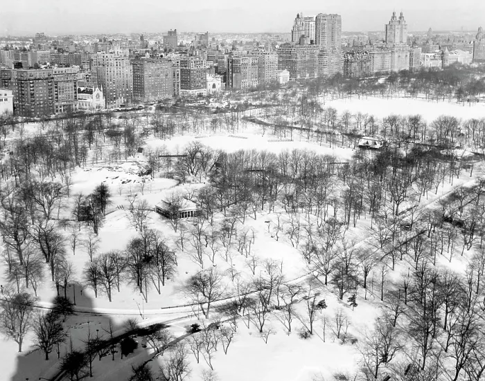 Framed Print : Central Park, New York City, circa January, 1964. Courtesy: CSU Archives / Everett Collection