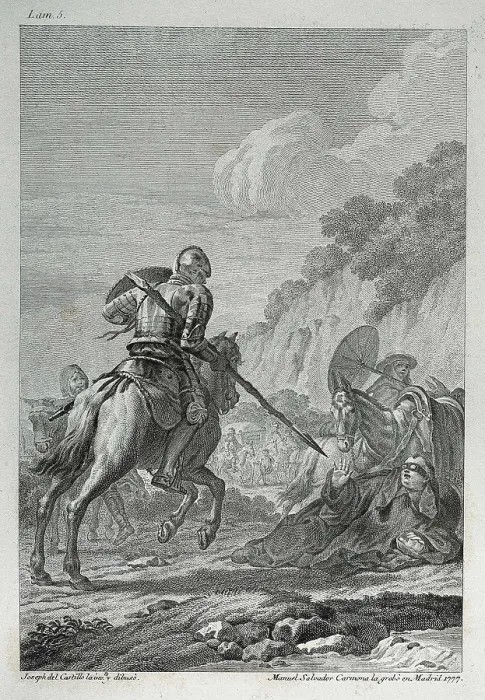Framed Print : CERVANTES SAAVEDRA, Miguel de (1547-1616). Etching. SPAIN. Barcelona. Sant Jordi Catalan Royal Academy of Fine Arts. AISA / Everett Collection**US SALES ONLY**