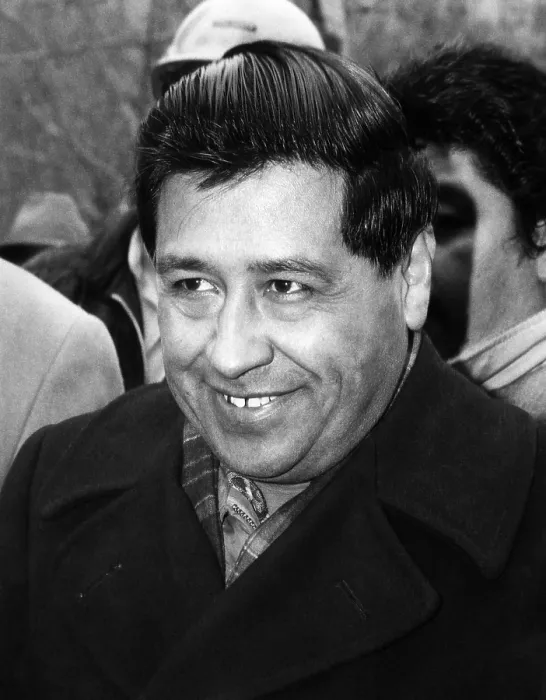 Framed Print : Cesar Chavez, president of the United Farm Workers, in New York, 1971. Courtesy: CSU Archives / Everett Collection