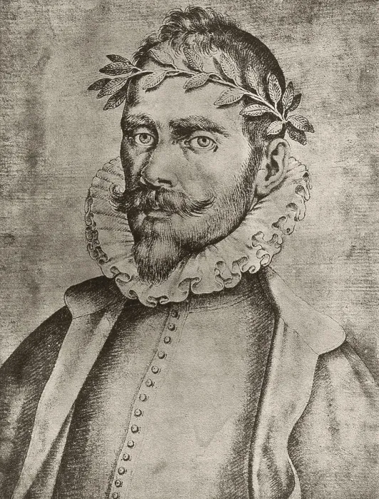 Framed Print : CETINA, Gutierre de (1520-1557). Spanish poet and soldier. Drawing. - P. Rotger / Iberfoto / Everett Collection (578026)**US SALES ONLY**