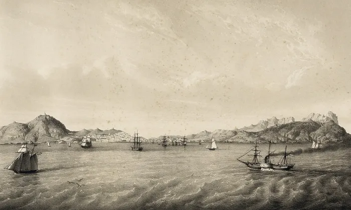 Framed Print : Ceuta (19th c.). Engraving. SPAIN. Donostia. San Telmo Municipal Museum. AISA / Everett Collection**US SALES ONLY**