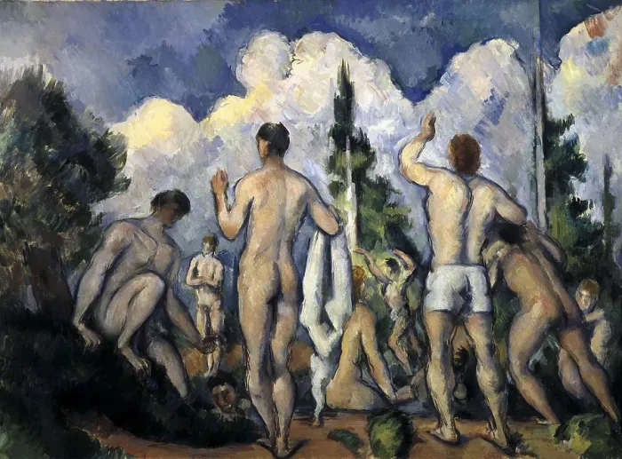 Framed Print : CEZANNE, Paul (1839-1906). Bathers. 1890 - 1892. Post-Impressionism. Oil on canvas. FRANCE. Paris. Musee d'Orsay (Orsay Museum) Framed Print : CEZANNE, Paul (1839-1906). Bathers. 1890 - 1892. Post-Impressionism. Oil on canvas. FRANCE. Paris. Musee d'Orsay (Orsay Museum)