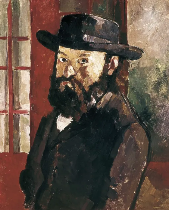 Framed Print : CEZANNE, Paul (1839-1906). Self-portrait. 1879-1882. Impressionism. Oil on canvas. SWITZERLAND. Bern. Fine Arts Museum. AISA / Everett Collection**US SALES ONLY**