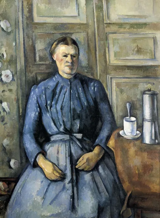 Framed Print : CEZANNE, Paul (1839-1906). Woman with a Coffee Pot. 1890 - 1895. Post-Impressionism. Oil on canvas. FRANCE. Paris. Muse d'Orsay (Orsay Museum) Framed Print : CEZANNE, Paul (1839-1906). Woman with a Coffee Pot. 1890 - 1895. Post-Impressionism. Oil on canvas. FRANCE. Paris. Muse d'Orsay (Orsay Museum)