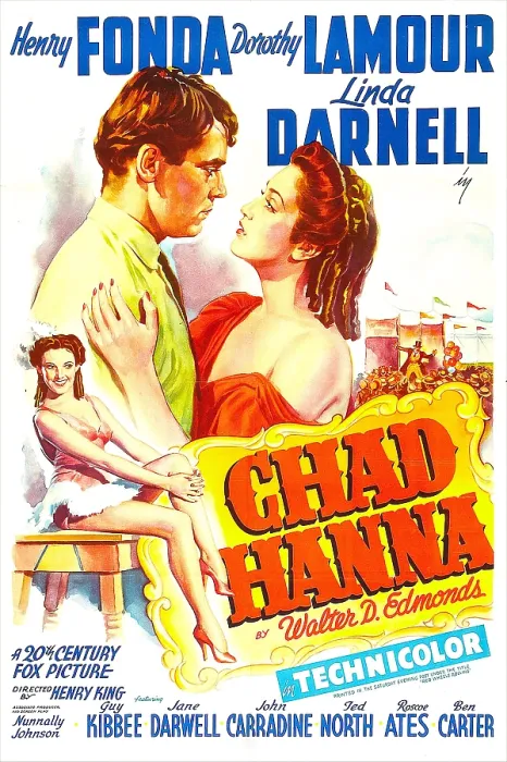 Framed Print : CHAD HANNA, US poster, from left: Henry Fonda, Dorothy Lamour, 1940. TM and Copyright 20th Century Fox Film Corp. All rights reserved. / courtesy Everett Collection