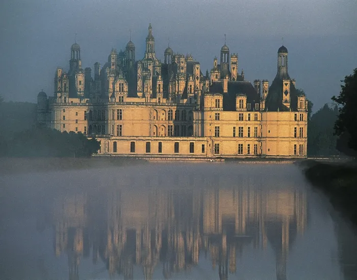Framed Print : Chambrod Castle. FRANCE. CENTRE. LOIR-ET-CHER. Chambord. Chambrod Castle. Renaissance art. AISA / Everett Collection**US SALES ONLY**
