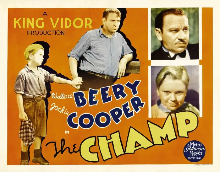 Framed Print : THE CHAMP, left from left: Jackie Cooper, Wallace Beery, right from top: Wallace Beery, Jackie Cooper, 1931