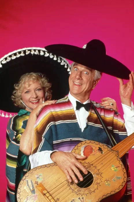 Framed Print : CHANCE OF A LIFETIME, from left, Betty White, Leslie Nielsen, aired November 18, 1991 Framed Print : CHANCE OF A LIFETIME, from left, Betty White, Leslie Nielsen, aired November 18, 1991