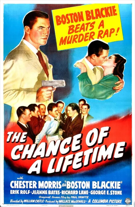 Framed Print : THE CHANCE OF A LIFETIME, US poster, Chester Morris, Jeanne Bates, 1943
