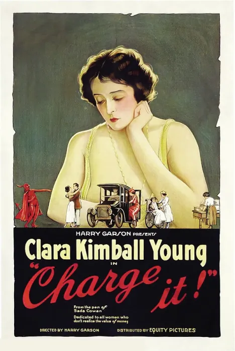 Framed Print : CHARGE IT, Clara Kimball Young, 1921