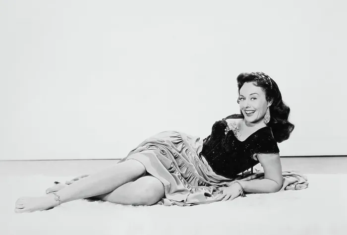 Framed Print : CHARGE OF THE LANCERS, Paulette Goddard, 1954