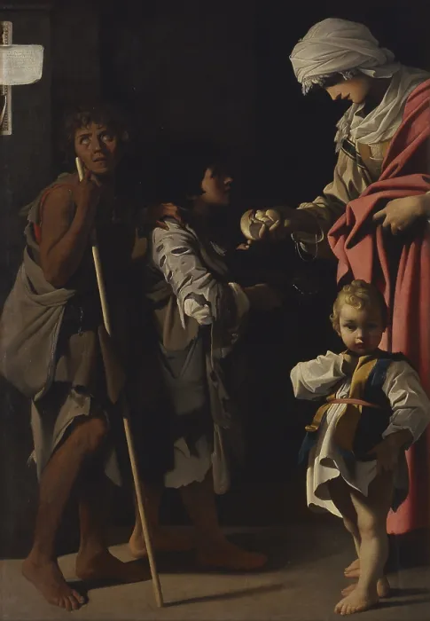 Framed Print : Charity (La Carit), by Bartolomeo Schedoni, 1611, 17th Century, oil on canvas, 180 x 128 cm - Italy, Campania, Naples, National Museum of Capodimonte, Farnese Collection Framed Print : Charity (La Carit), by Bartolomeo Schedoni, 1611, 17th Century, oil on canvas, 180 x 128 cm - Italy, Campania, Naples, National Museum of Capodimonte, Farnese Collection