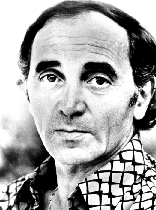 Framed Print : Charles Aznavour, portrait ca. 1970s
