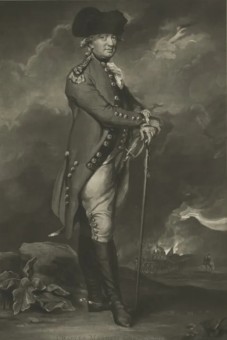 Framed Print : Charles Cornwallis was a high ranking British general who fought in British Colonial wars of the late 18th century, in North America, India, and Ireland (BSLOC_2019_6_204) Framed Print : Charles Cornwallis was a high ranking British general who fought in British Colonial wars of the late 18th century, in North America, India, and Ireland (BSLOC_2019_6_204)