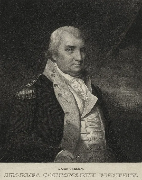 Framed Print : Charles-Cotesworth Pinckney was a veteran of the American Revolution from South Carolina, and a delegate to the Constitutional Convention in 1787