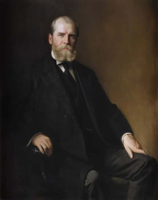 Framed Print : Charles Evans Hughes official portrait as Governor of New York State from 1907-1910 Framed Print : Charles Evans Hughes official portrait as Governor of New York State from 1907-1910