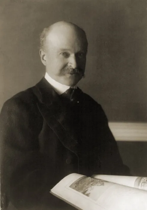 Framed Print : Charles Follen McKim (1847-1909), a partner in the prominent architectural firm McKim, Mead, and White, designed in the Beaux-Arts style of architecture