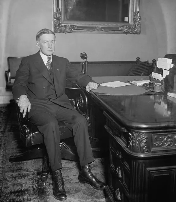 Framed Print : Charles Gates Dawes (1865-1951), Calvin Coolidge's Vice President, created the 'Dawes Plan' for restructuring Germany's reparations payments after World War I