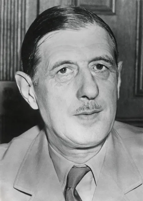 Framed Print : Charles de Gaulle, the self proclaimed leader of Free French after France's armistice with Germany in 1940 Framed Print : Charles de Gaulle, the self proclaimed leader of Free French after France's armistice with Germany in 1940