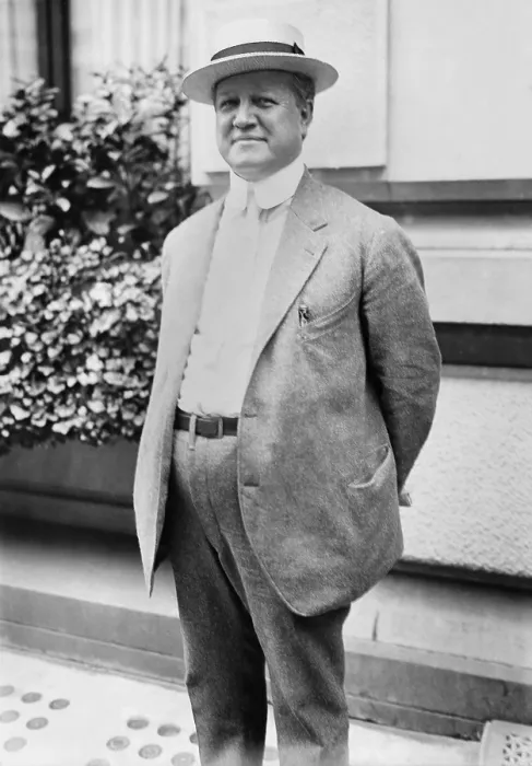 Framed Print : Charles Hercules Ebbets, owner of the Brooklyn Dodgers baseball team in 1915. In 1913 the team moved into its new stadium, Ebbets Field, in Flatbush, Brooklyn (BSLOC_2018_3_154)